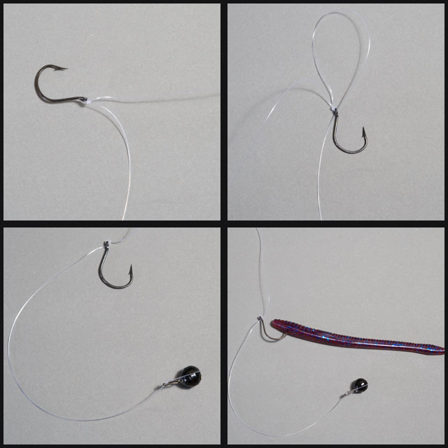 How to tie a drop shot rig for bass fishing