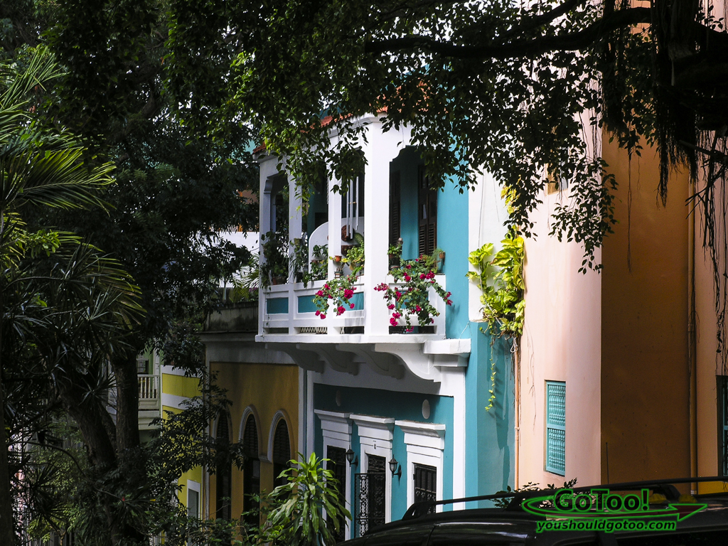 Tropical colors Old San Juan PR