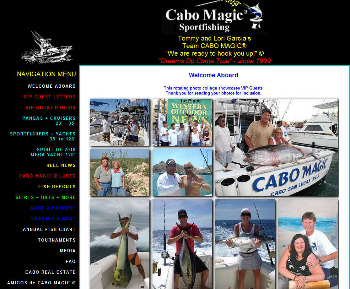 Fishing Calendar in Cabo