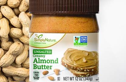 Nut Butters Simply Nature brand almond and cashew butters @The Daily Meal/Pinterest