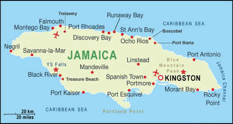 falmouth jamaica cruise port map